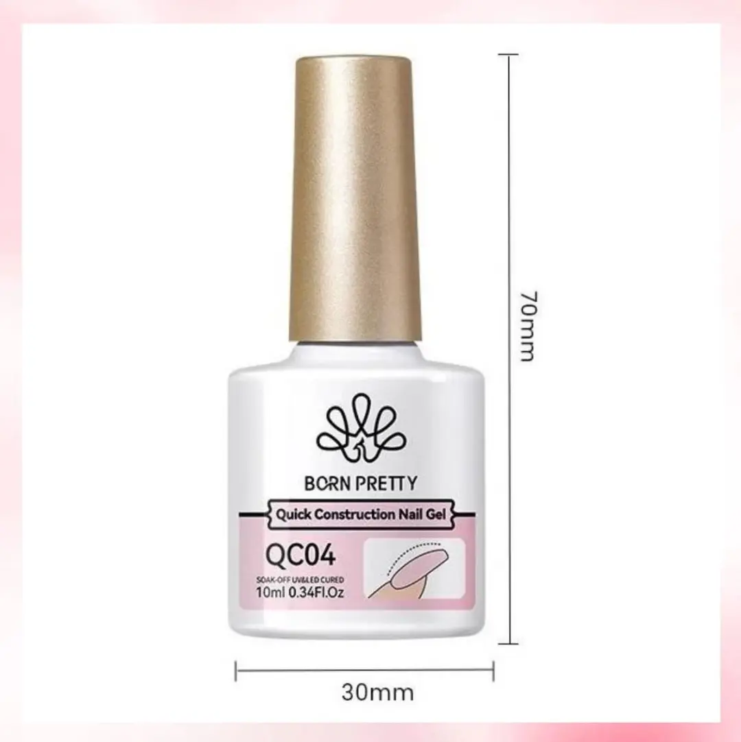 Born Pretty BIAB Builder Gel 5 Stuks - 10ml - Met Glitter - afbeelding 6 van 6