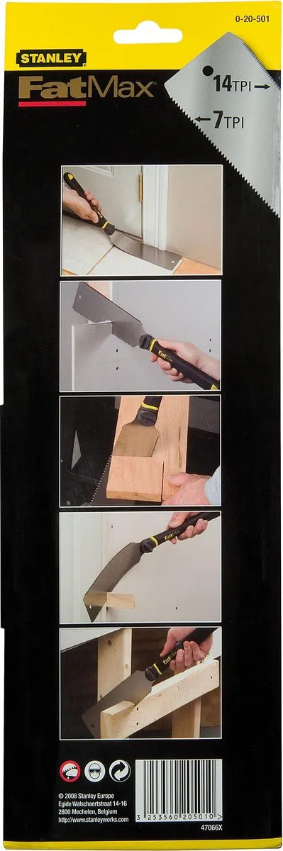 Stanley Japanse Zaag 0-20-501 600mm - Hout - afbeelding 6 van 6