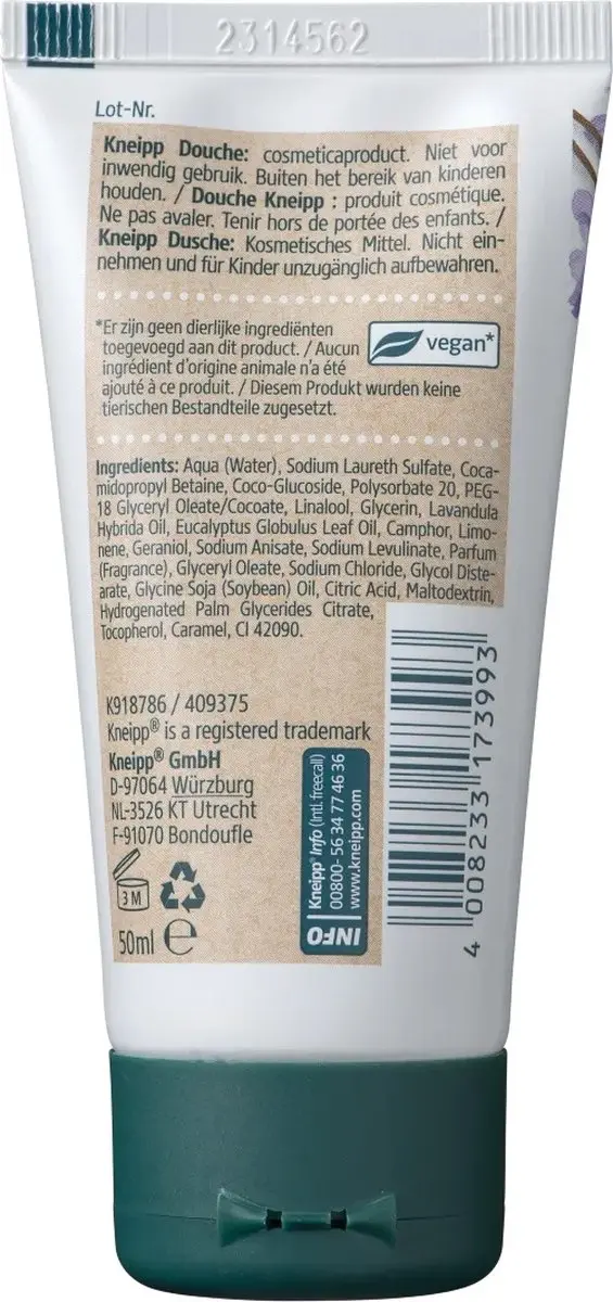 Kneipp Douche Relaxing Mini 50ml