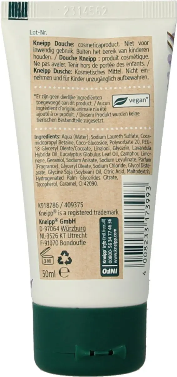 Kneipp Douche Relaxing Mini 50ml
