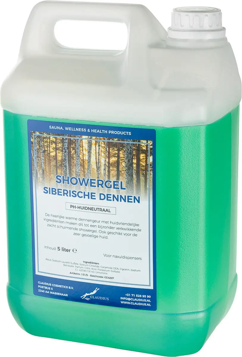 Splashbox Cosmetics Siberische Dennen Douchegel 5L