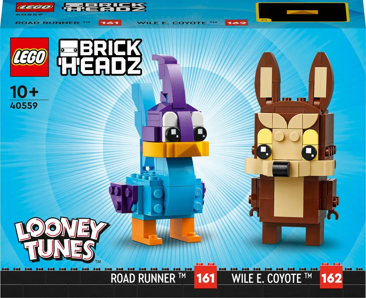 LEGO 40559 Brickheadz Road Runner & Wile E. Coyote