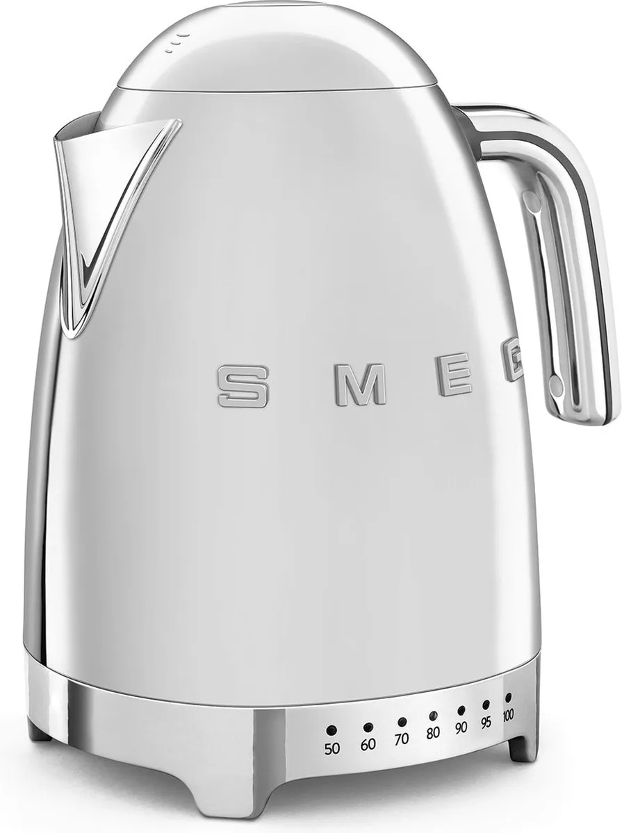 Smeg KLF04SSEU Waterkoker 1,7L - 7 Temperaturen - Staal