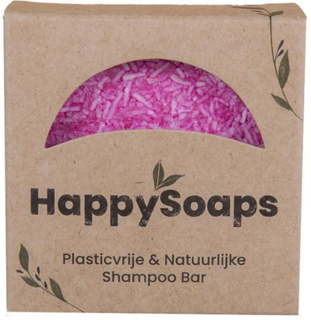 HappySoaps La Vie en Rose Shampoo Bar 70g - afbeelding 6 van 6