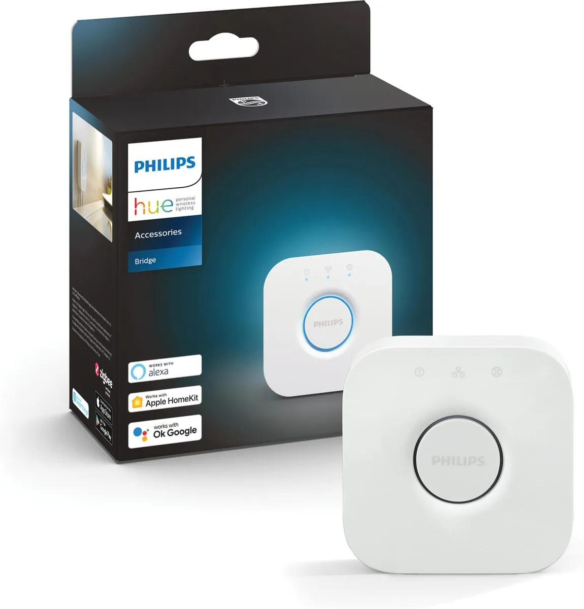 Philips Hue Starterpakket E14 - 2 Warmwitte Kogellampen - Met Bridge