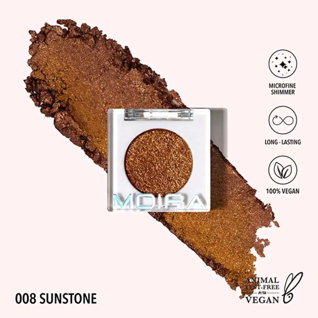Moira Chroma Light Shadow Oogschaduw 08 Sunstone - 1.4 g