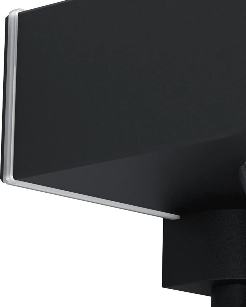 Eglo Rubio Wandlamp Buiten Sensor E27 - Zwart/Wit