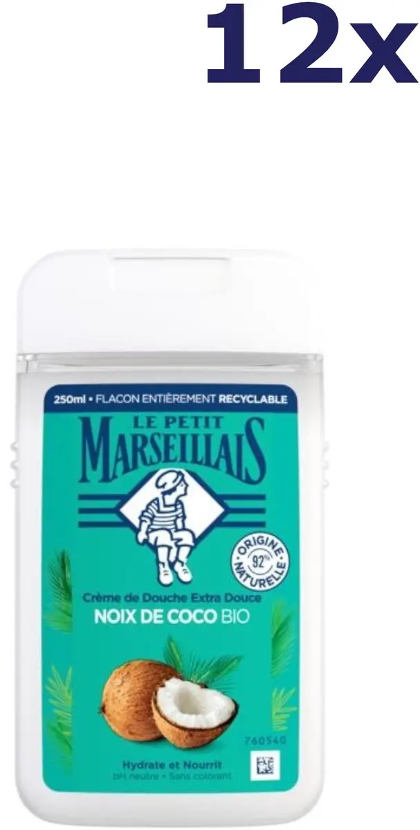 Le Petit Marseillais Douchegel Noix de Coco BIO 250ml