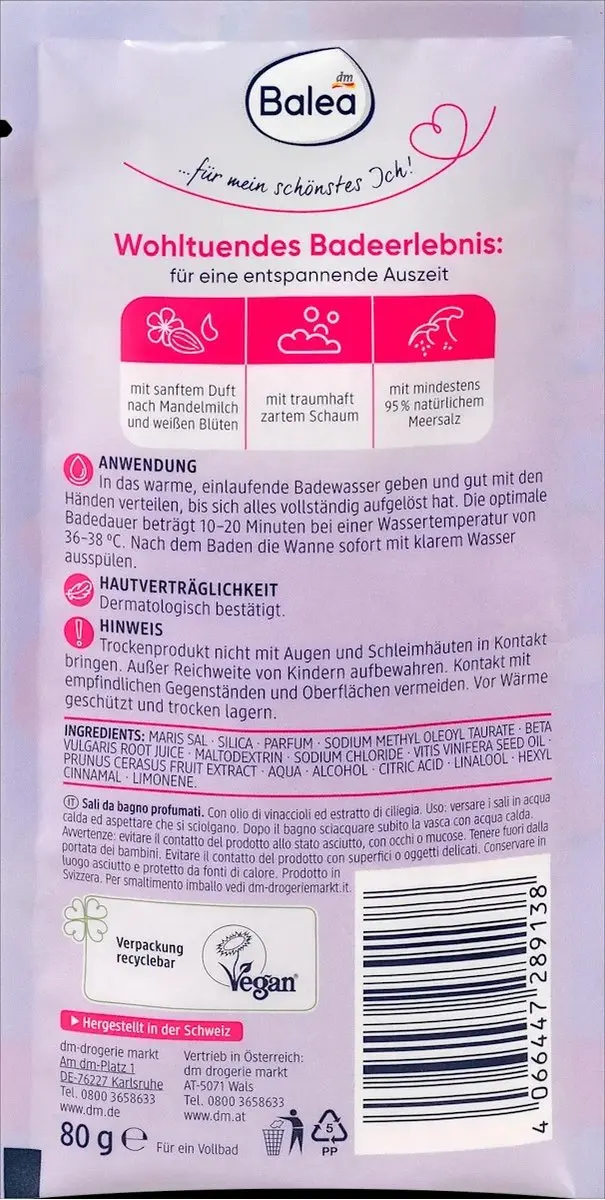 Balea Badzout - 80 gram