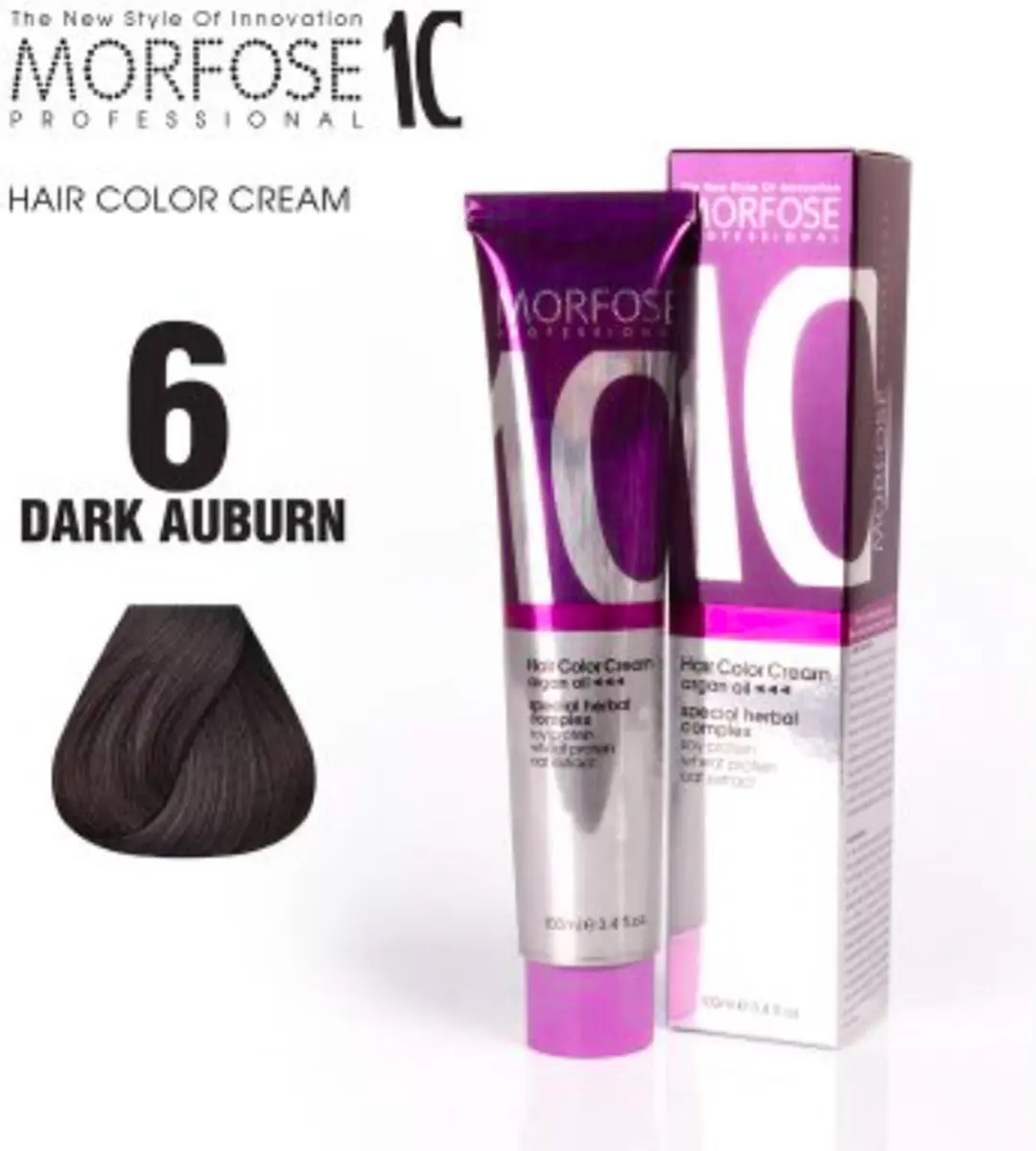 Morfose Color Cream 6 Donkerblond Bruin 100ml Haarverf
