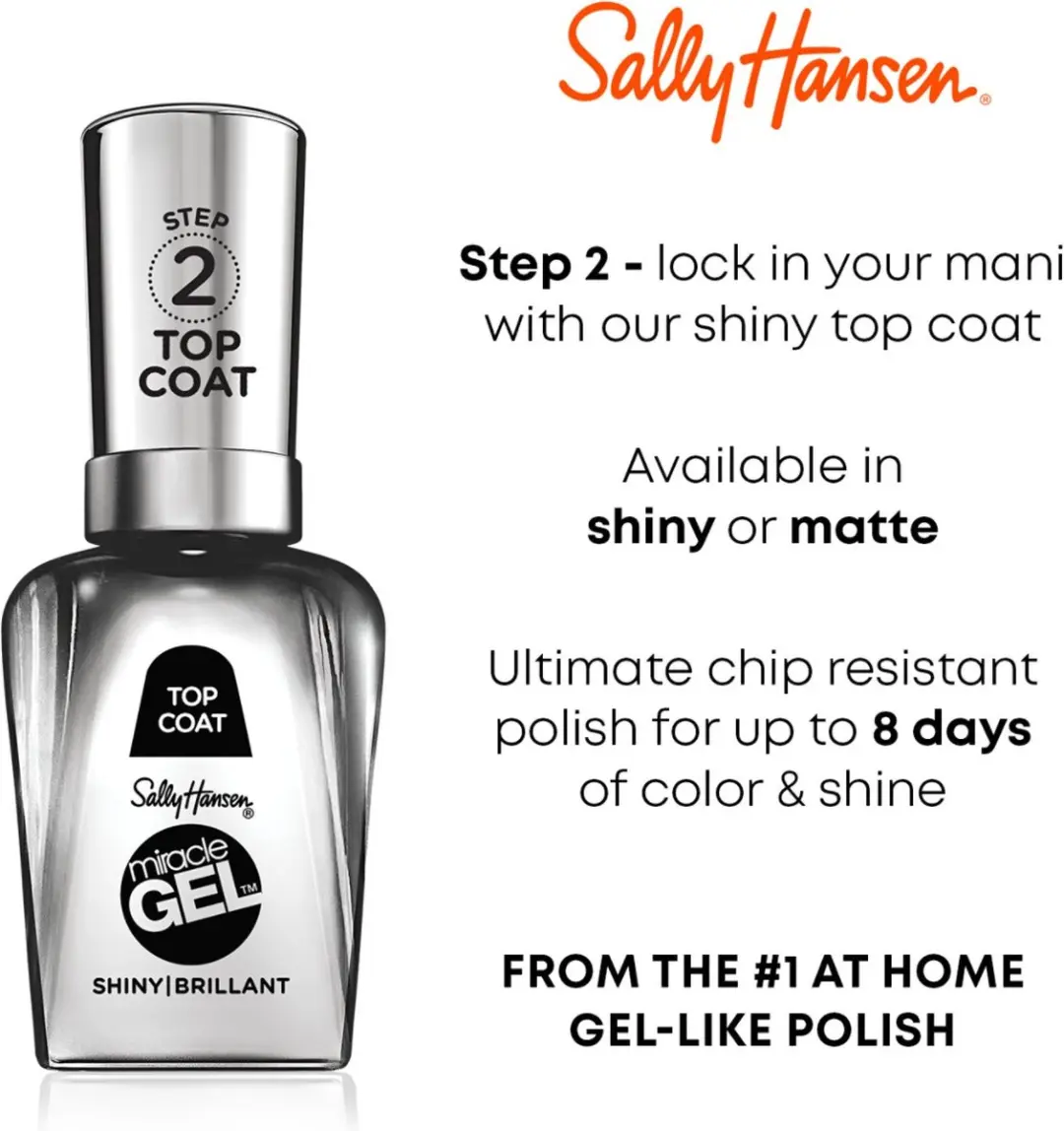 Sally Hansen Miracle Gel Crystal Top Coat 14.7ml