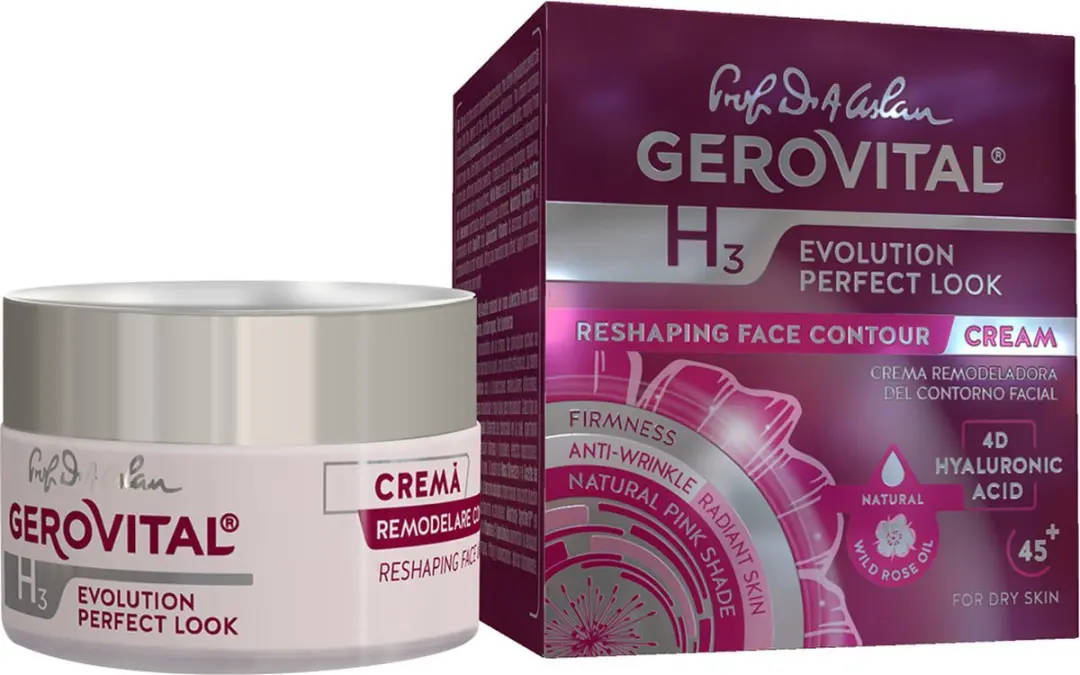 Gerovital H3 Evolution Perfect Look Gezichtscreme 50ml - Wilde rozenolie & sheaboter