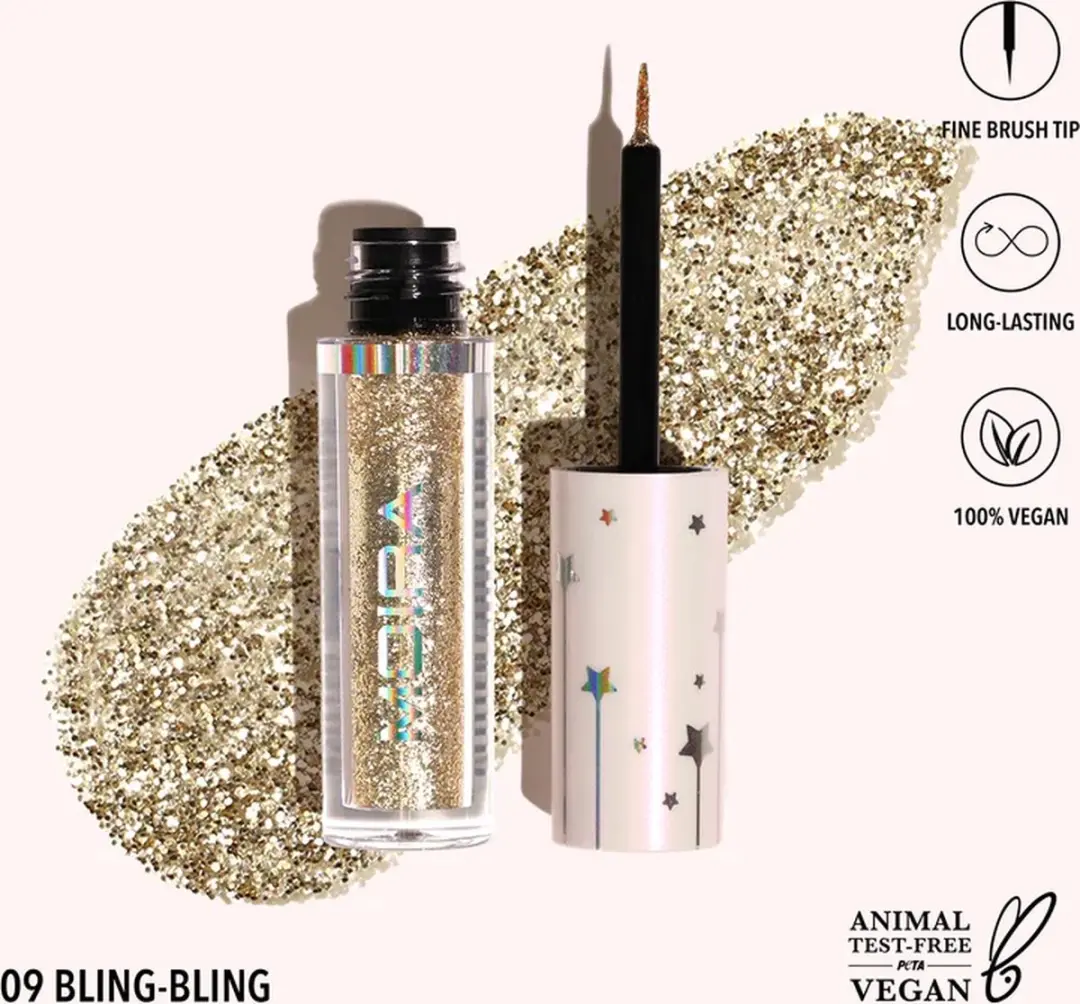 Moira Glitter Liner 09 - Goud - 2.5ml