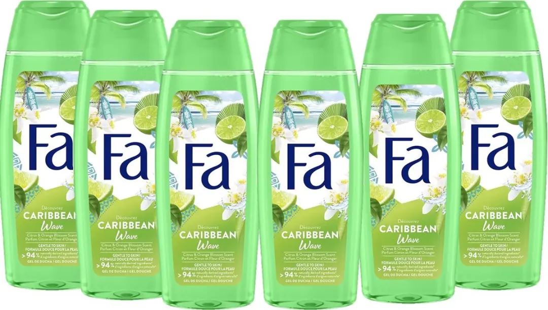 Fa Douchegel Caribbean Lemon 6x250ml
