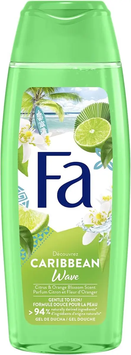 Fa Douchegel Caribbean Lemon 6x250ml