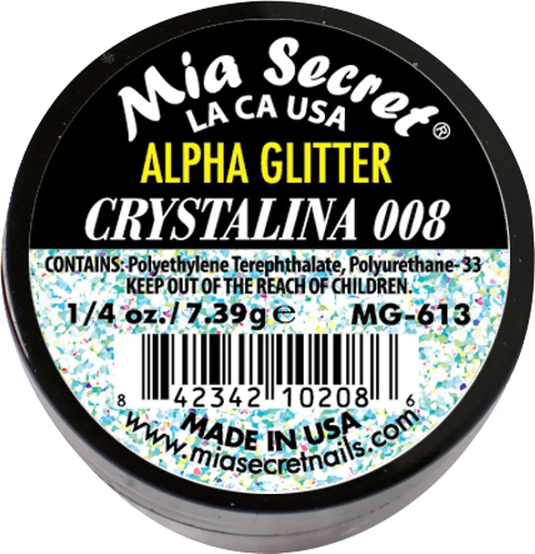 Mia Secret Alpha & Dust Glitter Acrylpoeder Crystalina 008