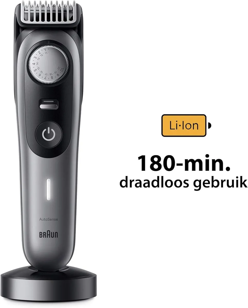 Braun Series 9 BT9420 Baardtrimmer - 6 Opzetstukken - 180 Min