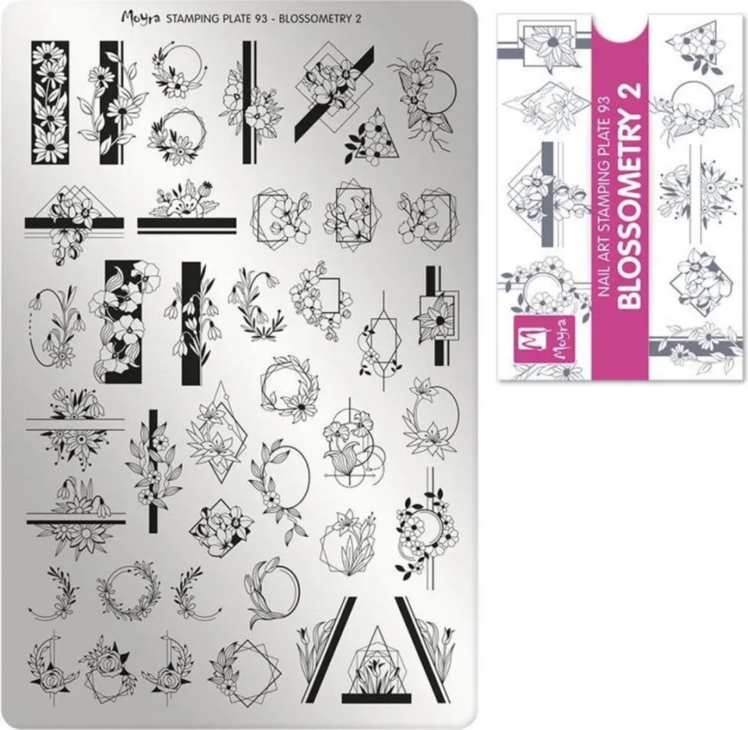Moyra Stamping Plate 93 Blossemetry