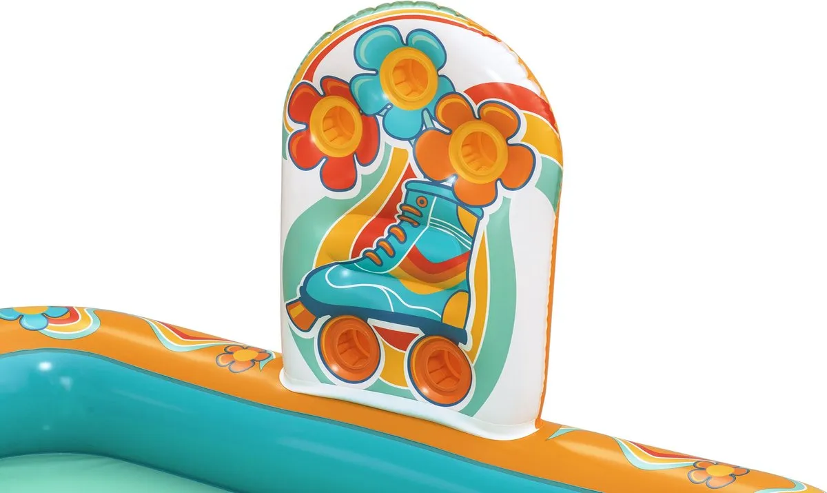 Bestway Hippie Speelpark Zwembad 193x152x74cm - Meerkleurig
