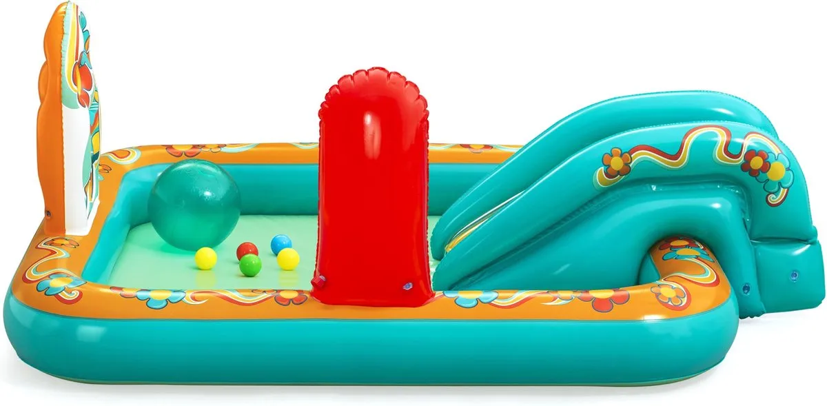 Bestway Hippie Speelpark Zwembad 193x152x74cm - Meerkleurig