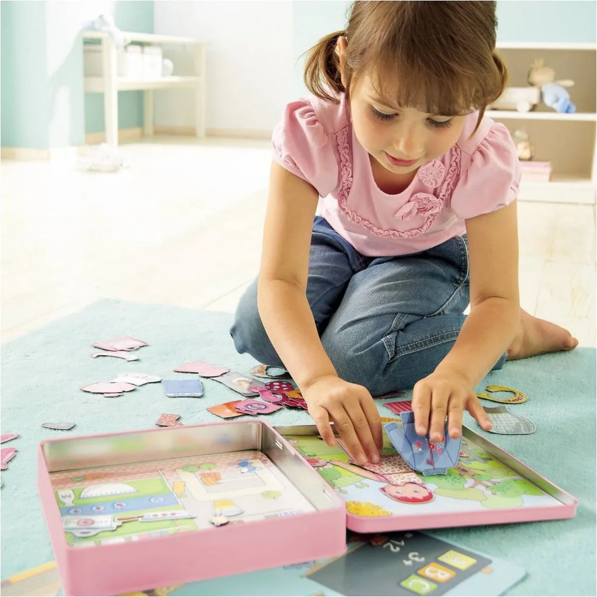 Haba Magneetspel Aankleedpop Lilli - Multicolor