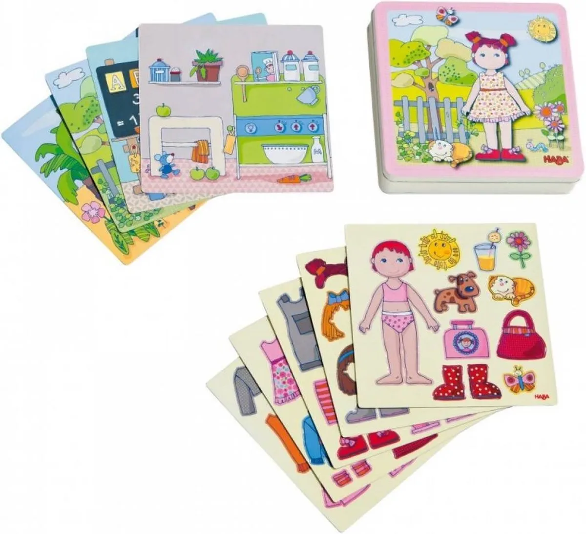 Haba Magneetspel Aankleedpop Lilli - Multicolor
