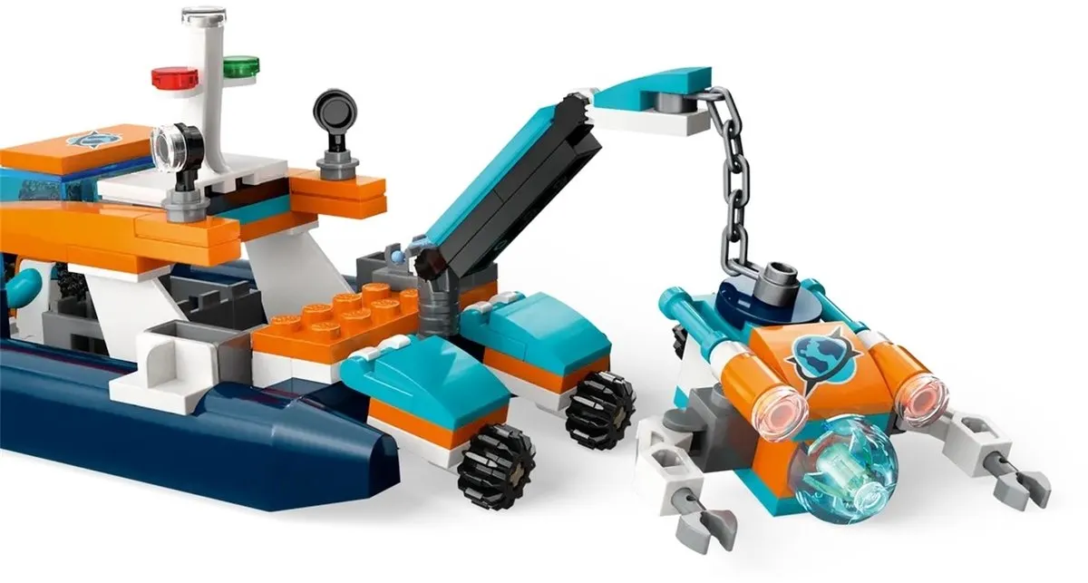 LEGO City Verkenningsduikboot 60377 - 182 Stukken - 3 Minifiguren