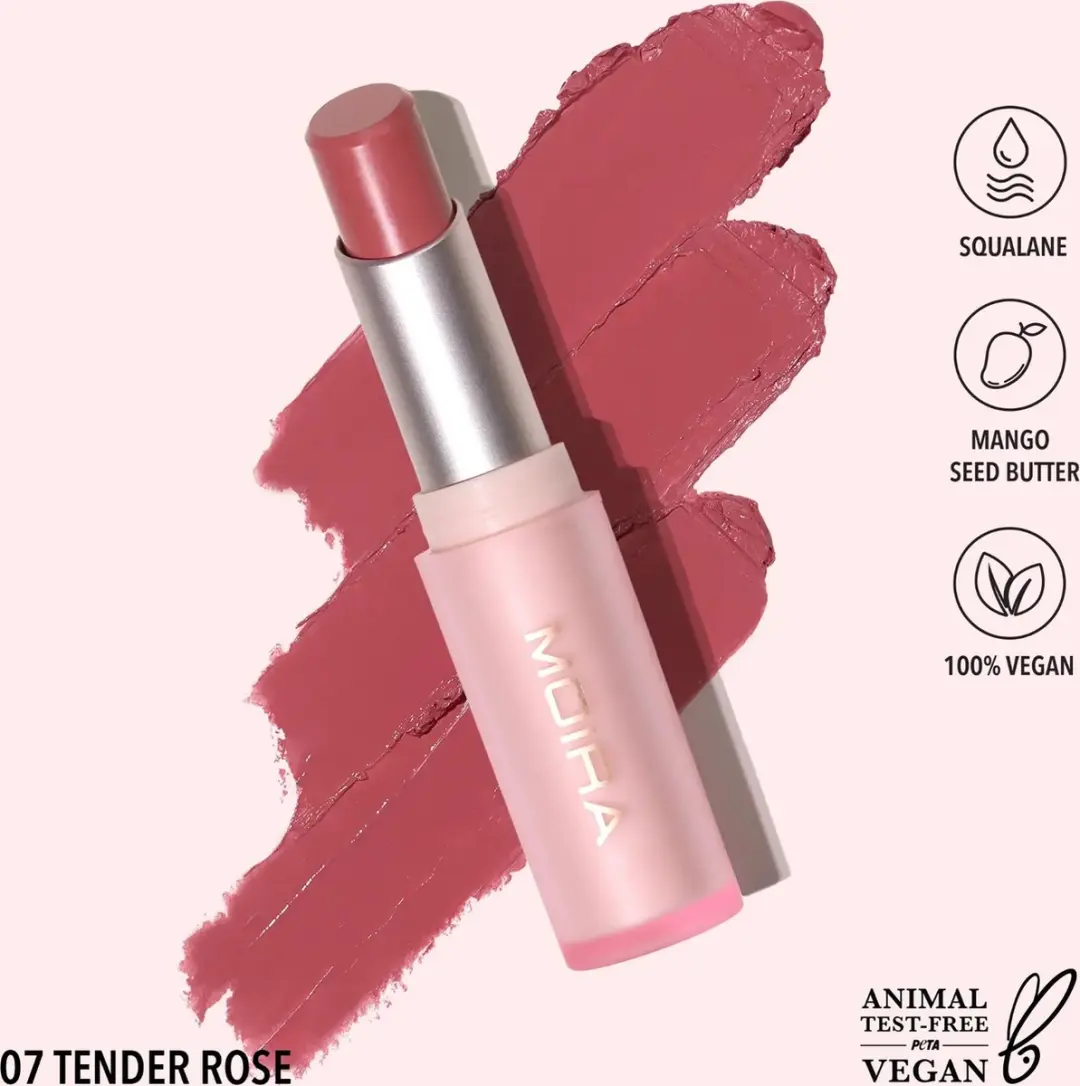 Moira Signature Lipstick 007 Tender Rose