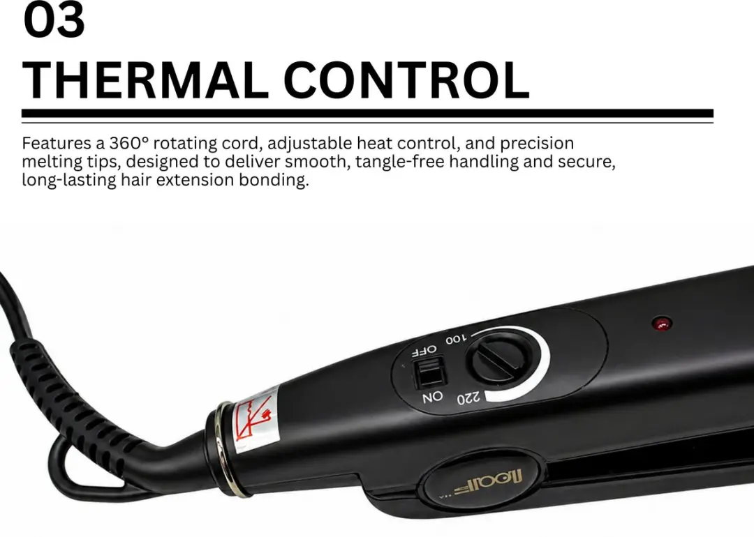 Guardian Beauty L-603 Loof Hair Extension Iron - 100g - Transparant
