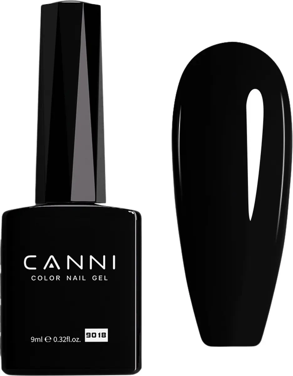 Canni UV Gellak Zwart 9ml