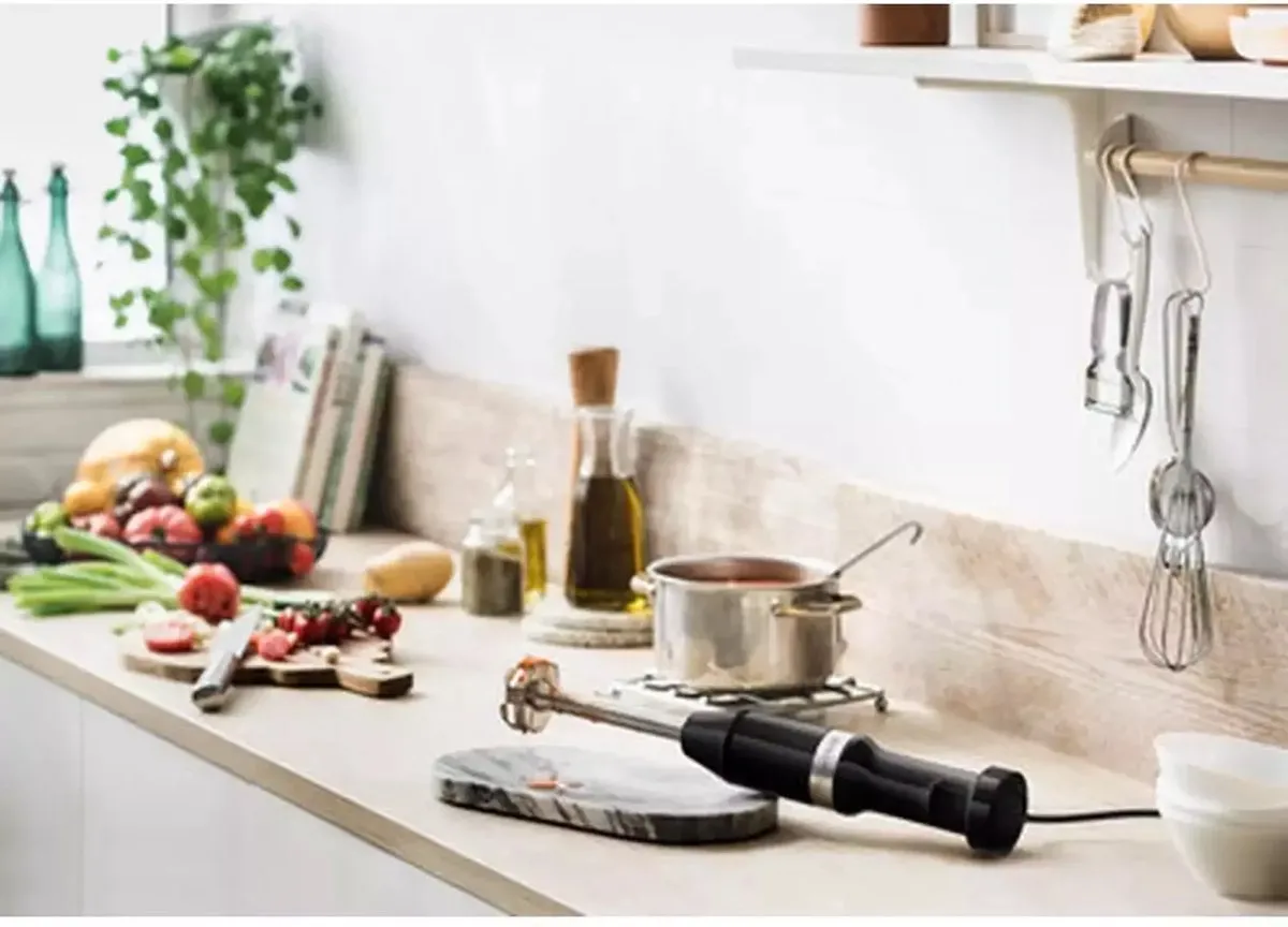 KitchenAid 5KHBV83EOB Staafmixer - 180W - Onyx Zwart