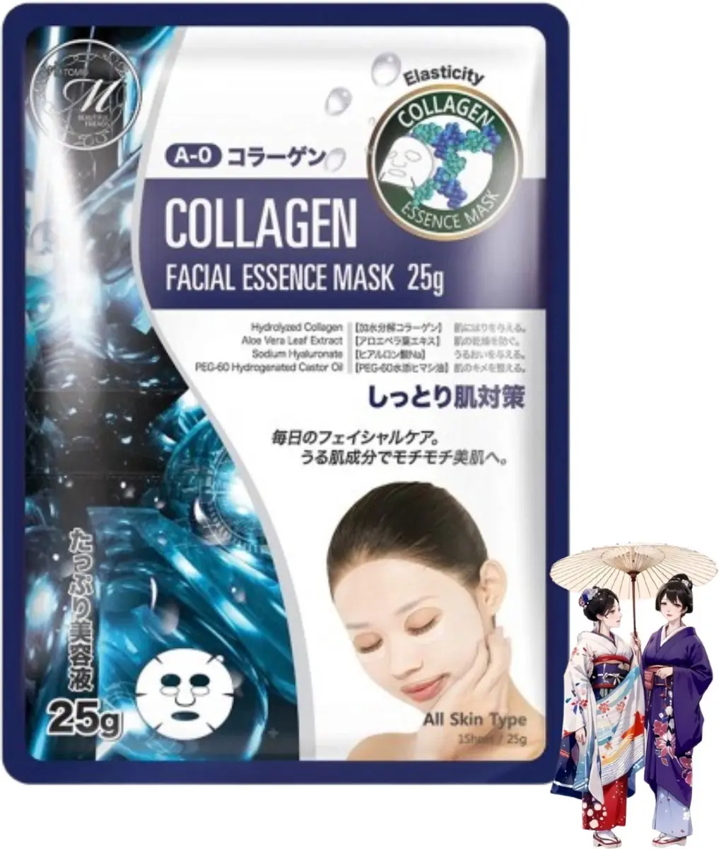 Mitomo Natural Collagen Elasticity Gezichtsmasker 25g