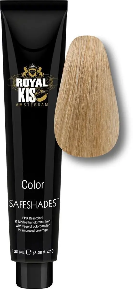 KIS Royal Safe Shade 150ml Haarkleur 9B - Permanent - afbeelding 6 van 6