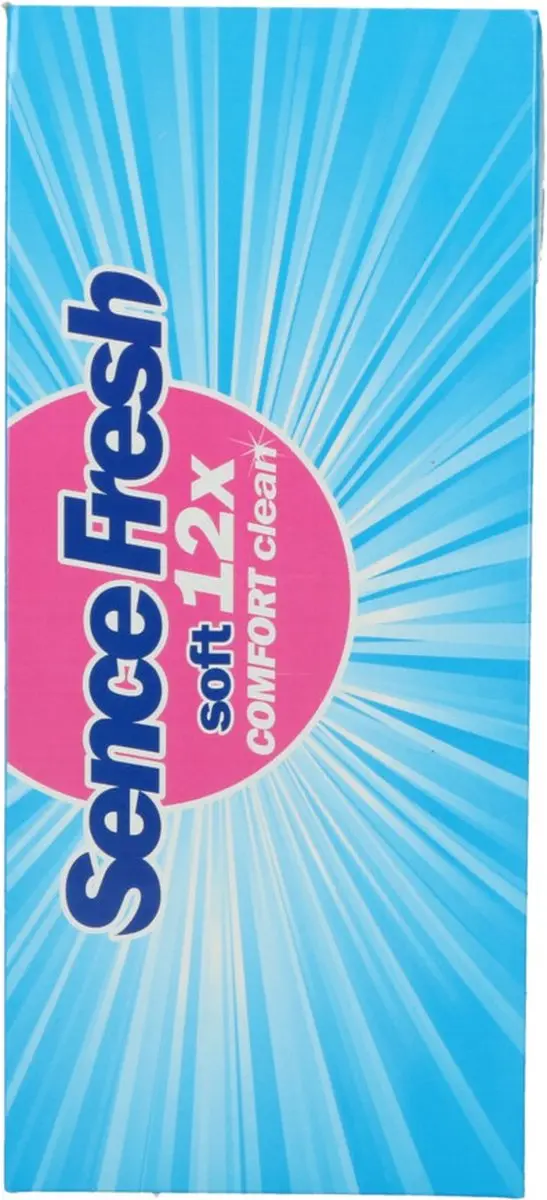 Sence Tandenborstels Fresh Soft Comfort - 12 Stuks - Blauw/Wit