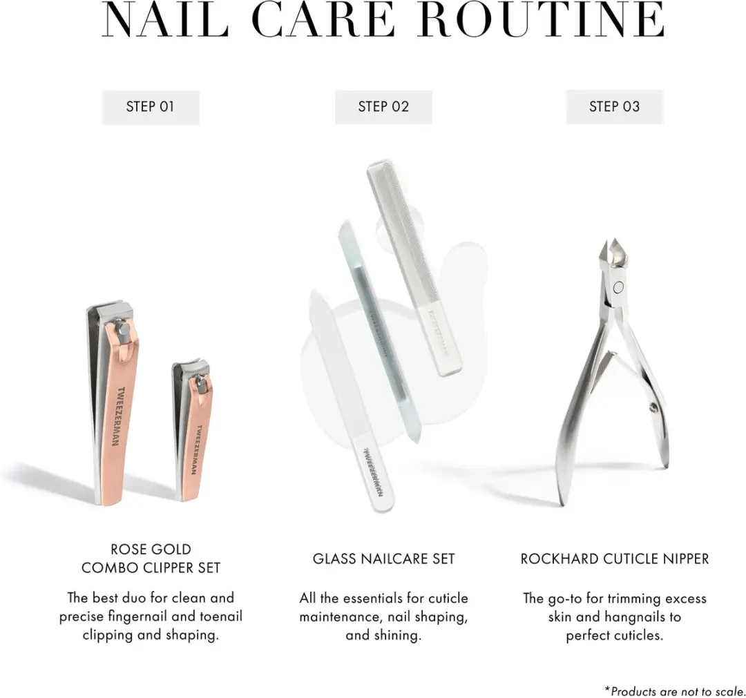 Tweezerman Nagelknipper Set Rose Gold - 2 Stuks