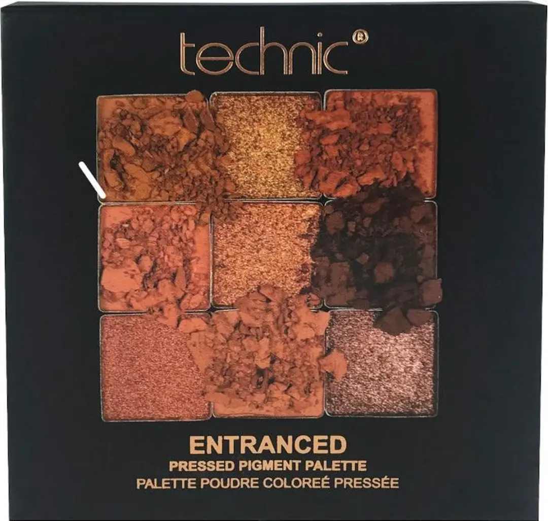 Technic Pressed Pigment Oogschaduw Palette Entranced - 9 Stuks