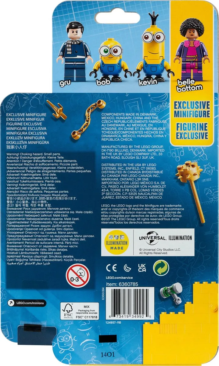 LEGO Minions Kung Fu Training 40511 - 4 Minifiguren