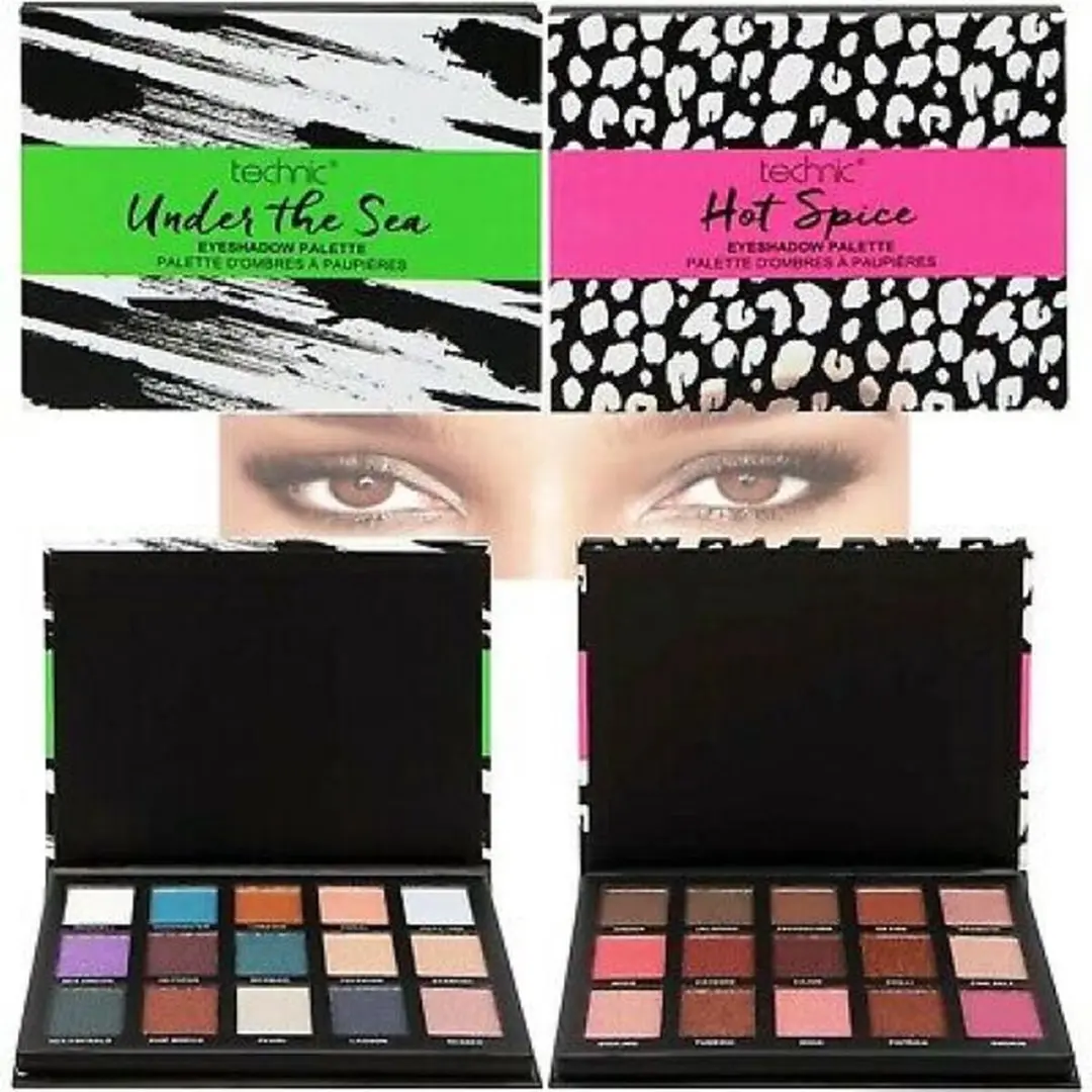 Technic Oogschaduw Palette Hot Spice - 15 Kleuren
