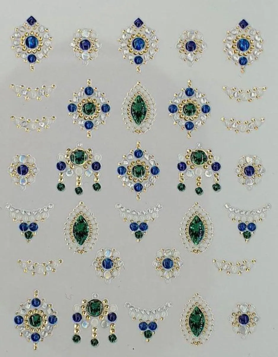 Korneliya 3D Nail Jewels DeLuxe DL12 Nagelstickers