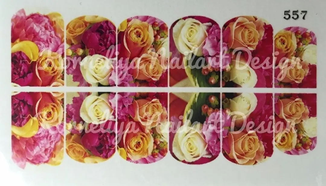 Korneliya Water Decal Nail Wrap WD 557