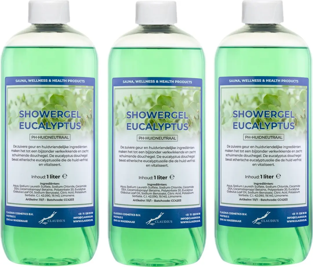 Splashbox Cosmetics Claudius Douchegel Eucalyptus 1L