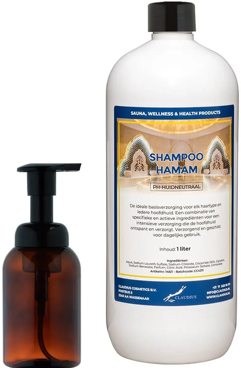 Splashbox Cosmetics Hamam Shampoo 300ml & Zeepdispenser