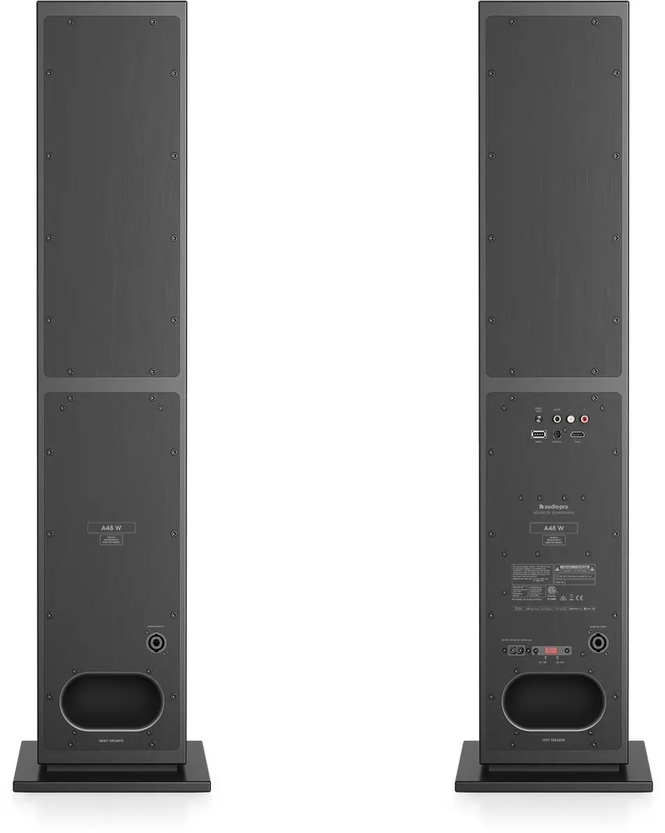 Audio Pro A48 W Actieve Luidsprekers - 2x130W - Zwart