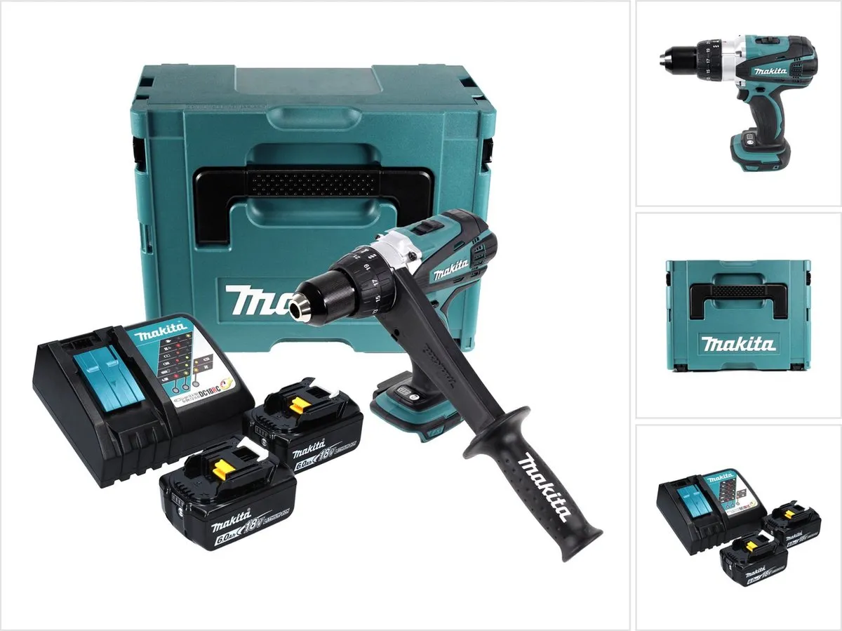Makita DDF458RGJ Accuboormachine 18V