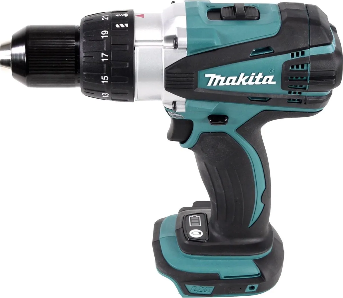 Makita DDF458RGJ Accuboormachine 18V - 21 standen 91Nm - 2x 6.0Ah + lader - afbeelding 2 van 5
