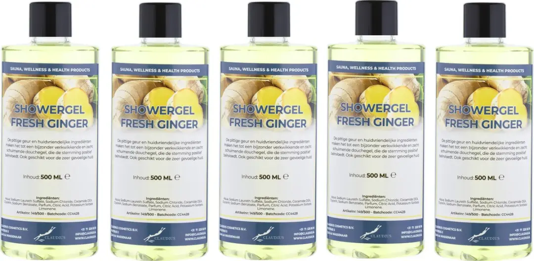 Splashbox Cosmetics Fresh Ginger Douchegel 500ml