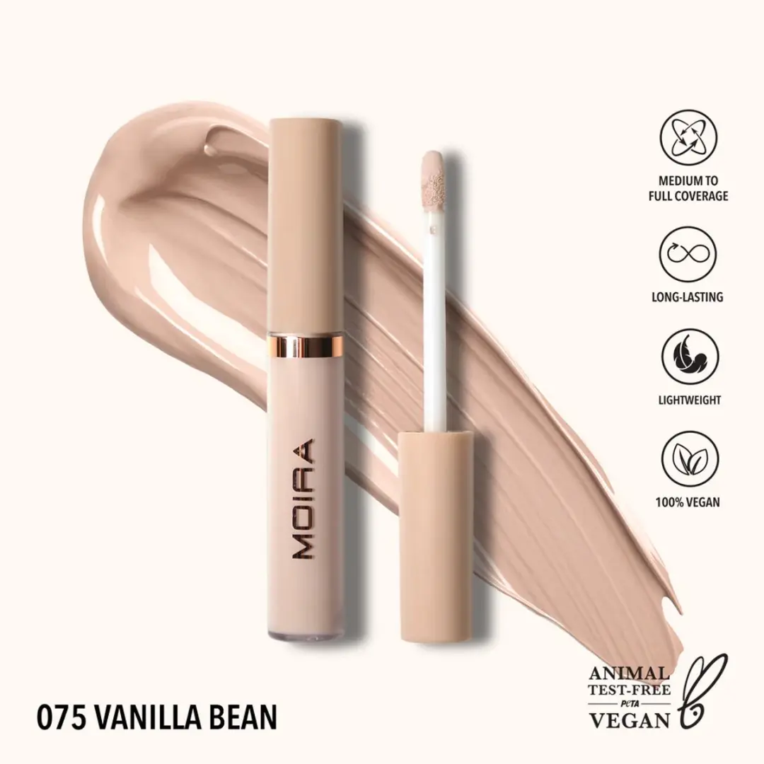 Moira Beauty Lavish Creamy Concealer 075 Vanilla Bean - 7,5 ml