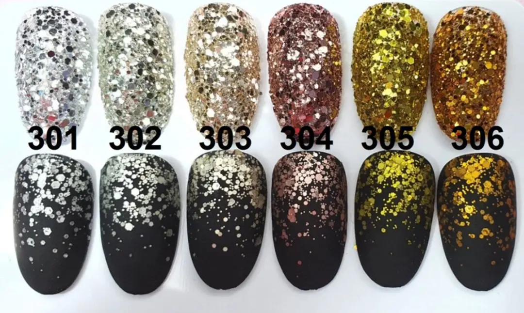 Korneliya Nailart Glitters 305 - 1 Stuk