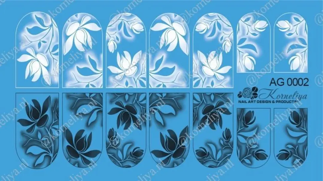 Korneliya Airbrush Waterdecal AG 0002