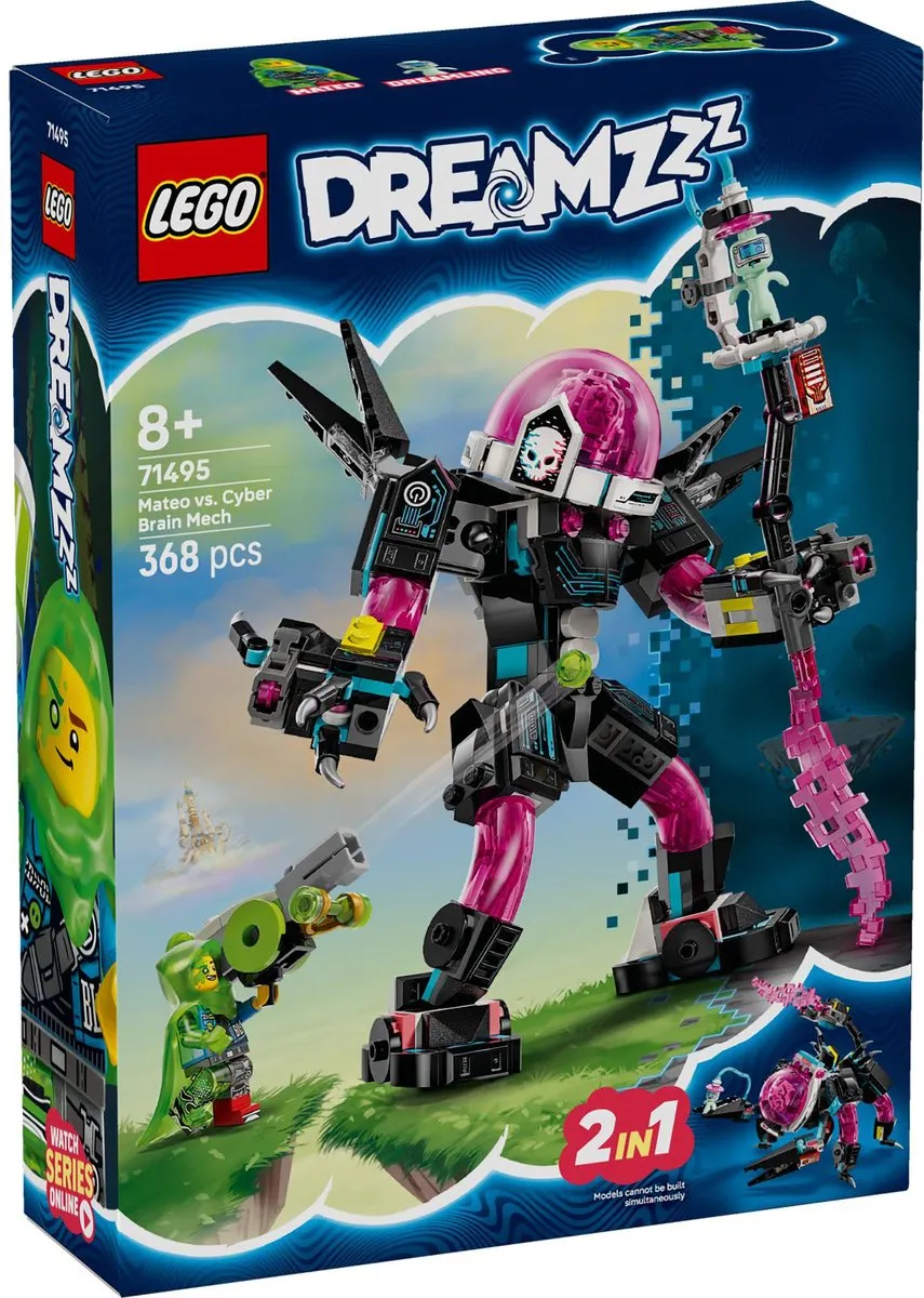LEGO DREAMZzz Mateo vs. Cyberbreinmecha 71495 - Speelset - 368 Stukken - Multicolor